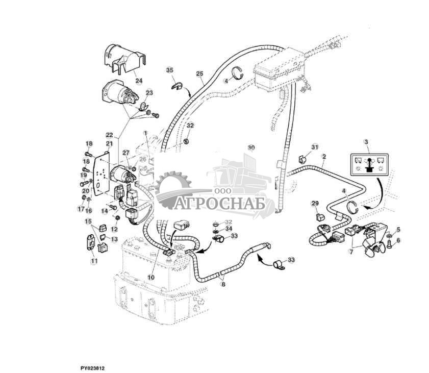 ВЫКЛЮЧАТЕЛЬ АККУМУЛЯТОРНОЙ БАТАРЕИ 